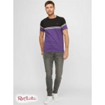 Чоловіча Футболка GUESS Factory (Kido Color-Block Tee) 58485-01 Newcastle Пурпурний