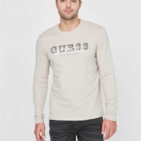 Мужской Лонгслив (Champ Long-Sleeve Logo Tee) 58105-01 Песокstone