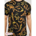 Чоловіча Футболка GUESS Factory (Syn Baroque Tee) 63845-01 Jet Black
