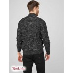 Мужской Свитер GUESS Factory (Chet Marled Mock Neck Sweater) 58145-01 Реактивний Черный Мульти