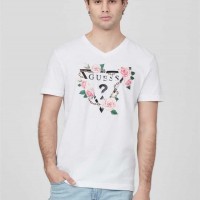 Чоловіча Футболка (Shane Floral Logo Tee) 63945-01 Pure Білий