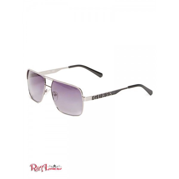 Мужские Солнцезащитные Очки GUESS Factory (Metal Navigator Sunglasses) 64085-01 Серебряный