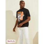 Чоловіча Футболка GUESS (Japan Subway Graphic Tee) 64735-01 Jet Black