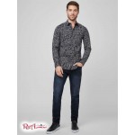 Чоловіча Сорочка GUESS Factory (Jaxon Printed Shirt) 58185-01 Jeans Indigo