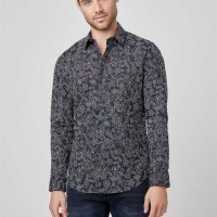 Чоловіча Сорочка (Jaxon Printed Shirt) 58185-01 Jeans Indigo