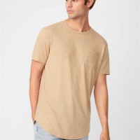Мужская Футболка (Vantor Longline Tee) 53695-01 Forest Хаки