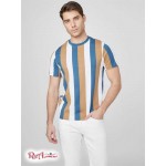 Чоловіча Футболка GUESS Factory (Lambert Striped Tee) 58415-01 Синій Currents