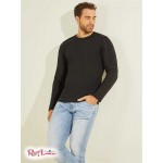 Мужской Crewneck GUESS (Rivera Waffle-Knit Crewneck) 64705-01 Реактивний Черный