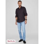 Чоловіча Сорочка GUESS Factory (Jonas Jacquard Floral Shirt) 58455-01 Реактивний Чорний Мульті