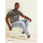 Чоловіча Футболка GUESS (LA Stencil Tee) 64725-01 Реактивний Чорний Мульті