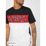 Чоловіча Футболка GUESS Factory (Lanley Logo Tee) 58465-01 Реактивний Чорний