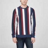 Чоловічий Светр (Matt Striped Sweater) 63815-01 Silk Синій Мульті