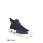 Мужские Сникерсы GUESS (Ederle High-Top Sneakers) 60165-01 Синий Мульти Fabric