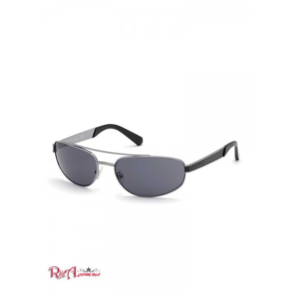 Мужские Солнцезащитные Очки GUESS Factory (Narrow Oval Sunglasses) 64105-01 Gun