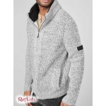 Мужской Свитер GUESS Factory (Freiss Zip-Up Sweater) 58325-01 Pure Белый