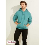 Мужское Худи GUESS (Eco Roy Embroidered Logo Hoodie) 59775-01 Soft Бирюзовый