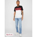 Чоловіча Футболка GUESS Factory (Lanley Logo Tee) 58465-01 Реактивний Чорний