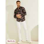 Чоловіча Сорочка GUESS (Luxe Bouquet Shirt) 59555-01 Маленькі Букети Друк