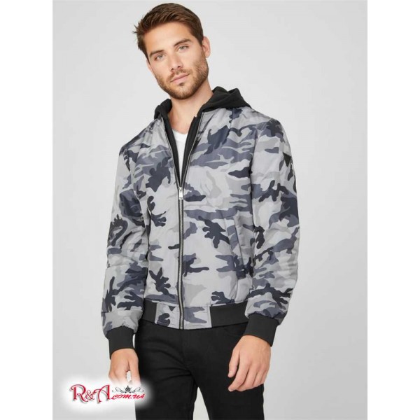 Чоловіча Куртка GUESS Factory (Larson Camo Jacket) 64035-01 Камуфляж Чоловіча Куртка GUESS Factory (Larson Camo Jacket) 64035-01 Камуфляж