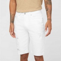 Чоловічі Шорти (Abby Denim Shorts) 63925-01 Білий Руйнує Мити