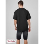 Мужская Футболка GUESS Factory (Harvey Embroidered Logo Tee) 58025-01 Реактивний Черный Мульти