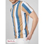Чоловіча Футболка GUESS Factory (Lambert Striped Tee) 58415-01 Синій Currents