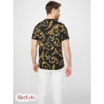 Чоловіча Футболка GUESS Factory (Syn Baroque Tee) 63845-01 Jet Black