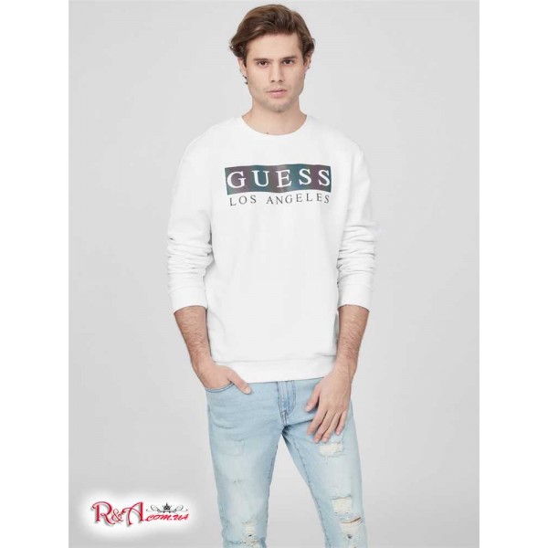Чоловіча Футболка GUESS Factory (Greg Logo Tee) 63825-01 Pure Білий