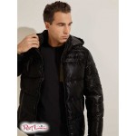Чоловічий Пуховик GUESS (Harris Puffer Coat) 59565-01 Jet Black Multi Чоловічий Пуховик GUESS (Harris Puffer Coat) 59565-01 Jet Black Multi