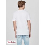 Чоловіча Футболка GUESS Factory (Shane Floral Logo Tee) 63945-01 Pure Білий