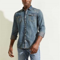 Мужская Рубашка (Truckee Denim Western Shirt) 64685-01 Акадия
