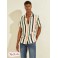 Мужская Рубашка (Eco Art Stripe Shirt) 59605-01 Artist Stripe Слоновая Кость