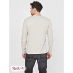 Чоловічий Лонгслів GUESS Factory (Champ Long-Sleeve Logo Tee) 58105-01 Пісокstone