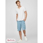 Мужские Шорты GUESS Factory (Carlin Washed Cargo Shorts) 58015-01 Синий