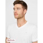 Мужская Футболка GUESS Factory (Armin V-Neck Tee) 58515-01 Pure Белый