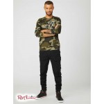 Чоловічий Лонгслів GUESS Factory (Nicky Long-Sleeve Logo Tee) 58115-01 Камуфляж