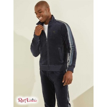 Мужская Куртка (Fulham Velvet Track Jacket) 64745-01 Bleu eLeGant