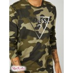 Чоловічий Лонгслів GUESS Factory (Nicky Long-Sleeve Logo Tee) 58115-01 Камуфляж