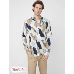 Мужская Рубашка GUESS Factory (Joey Leaf Printed Shirt) 64015-01 QuickПесок Мульти