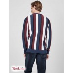 Чоловічий Светр GUESS Factory (Matt Striped Sweater) 63815-01 Silk Синій Мульті