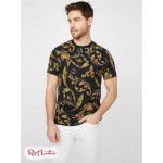 Чоловіча Футболка GUESS Factory (Syn Baroque Tee) 63845-01 Jet Black