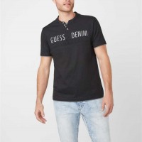 Мужское Хенли (Edgar Henley Tee) 53935-01 Реактивний Черный