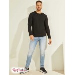 Мужской Crewneck GUESS (Rivera Waffle-Knit Crewneck) 64705-01 Реактивний Черный