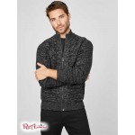 Мужской Свитер GUESS Factory (Chet Marled Mock Neck Sweater) 58145-01 Реактивний Черный Мульти