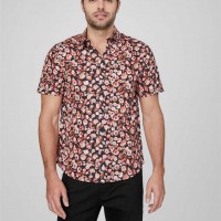 Мужская Рубашка (Ronaldo Floral Shirt) 63745-01 Реактивний Черный Мульти
