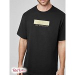 Мужская Футболка GUESS Factory (Harvey Embroidered Logo Tee) 58025-01 Реактивний Черный Мульти