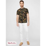 Чоловіча Футболка GUESS Factory (Syn Baroque Tee) 63845-01 Jet Black