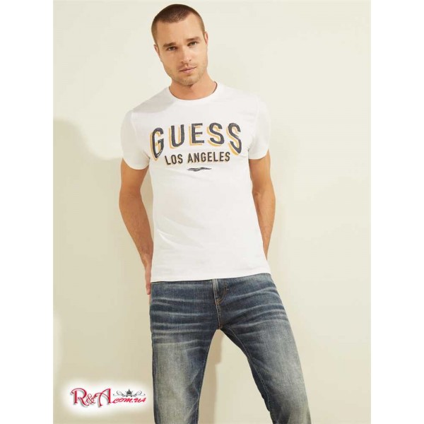 Чоловіча Футболка GUESS (Logo Tee) 59545-01 Pure Білий