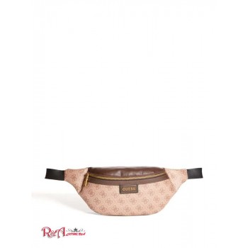 Мужская Поясная Сумка (Vezzola Logo Belt Bag) 56035-01 Коричневый