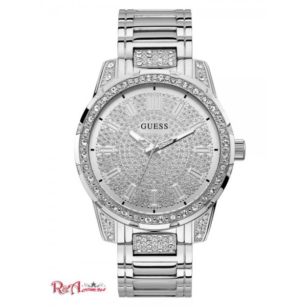 Мужские Часы GUESS Factory (Silver-Tone and Rhinestone Analog Watch) 57965-01 Нет Цвета Мужские Часы GUESS Factory (Silver-Tone and Rhinestone Analog Watch) 57965-01 Нет Цвета